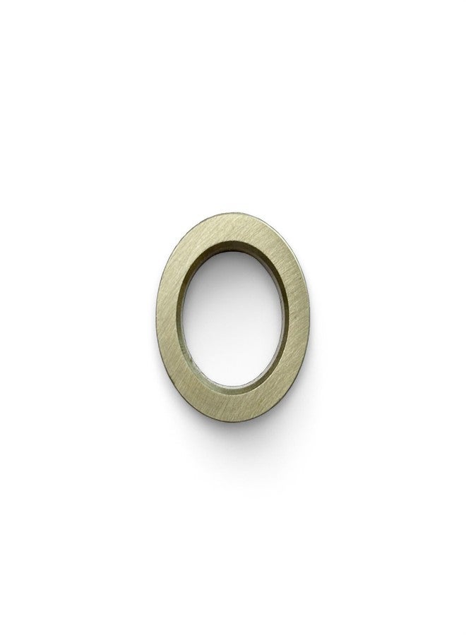 Moksh Plus Brass Round Key Hole Cover 12mm Air Bush for Covering Decorate Hole (Pack of 10 Pcs.) (S.S.F.) - Image 3